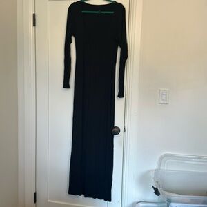 Skims long sleeve lounge dress
